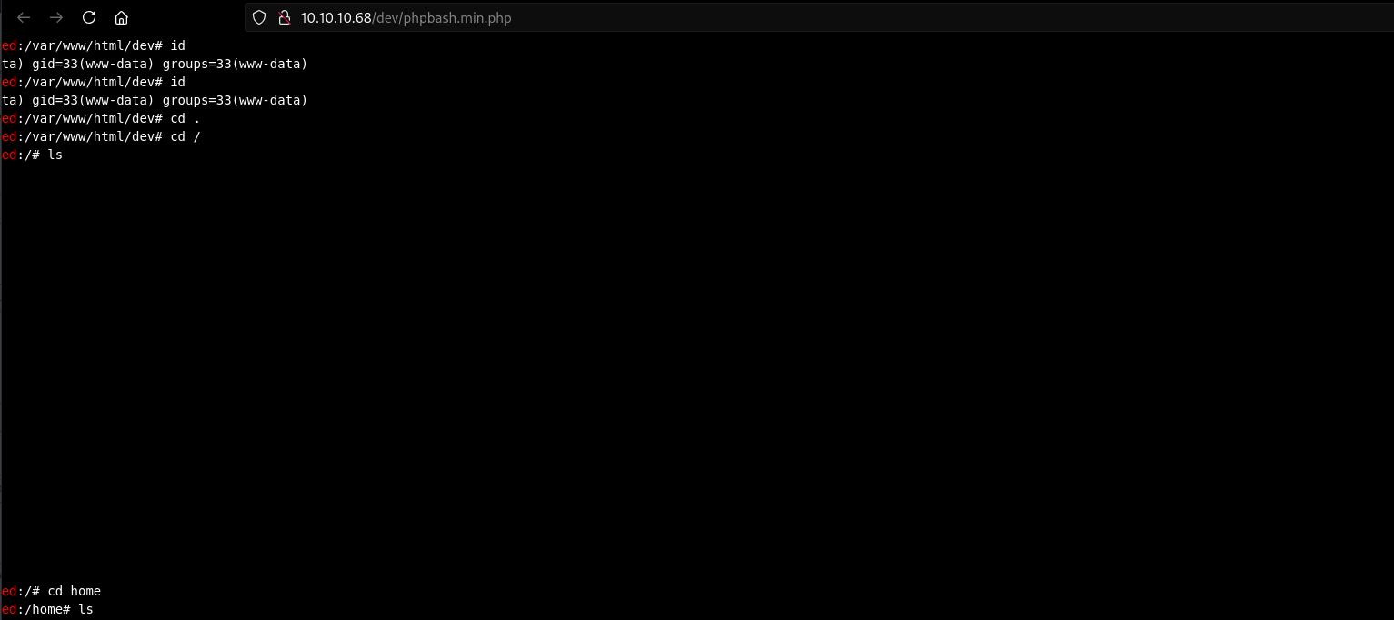 PHP终端界面